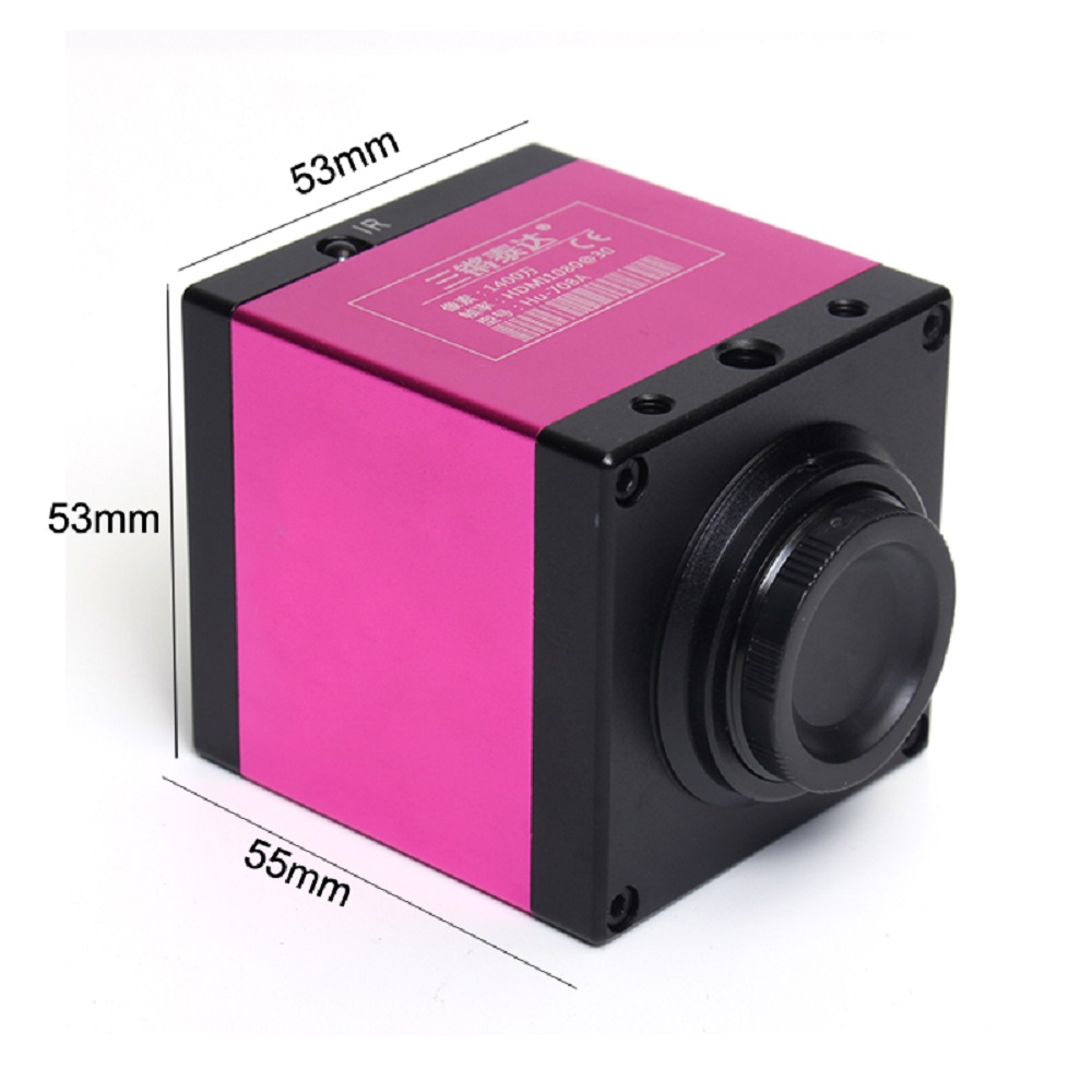 14MP-1080P-HDMI-USB-C-mount-Digital-Industry-Video-Microscope-Camera-Zoom-Lens-1404107