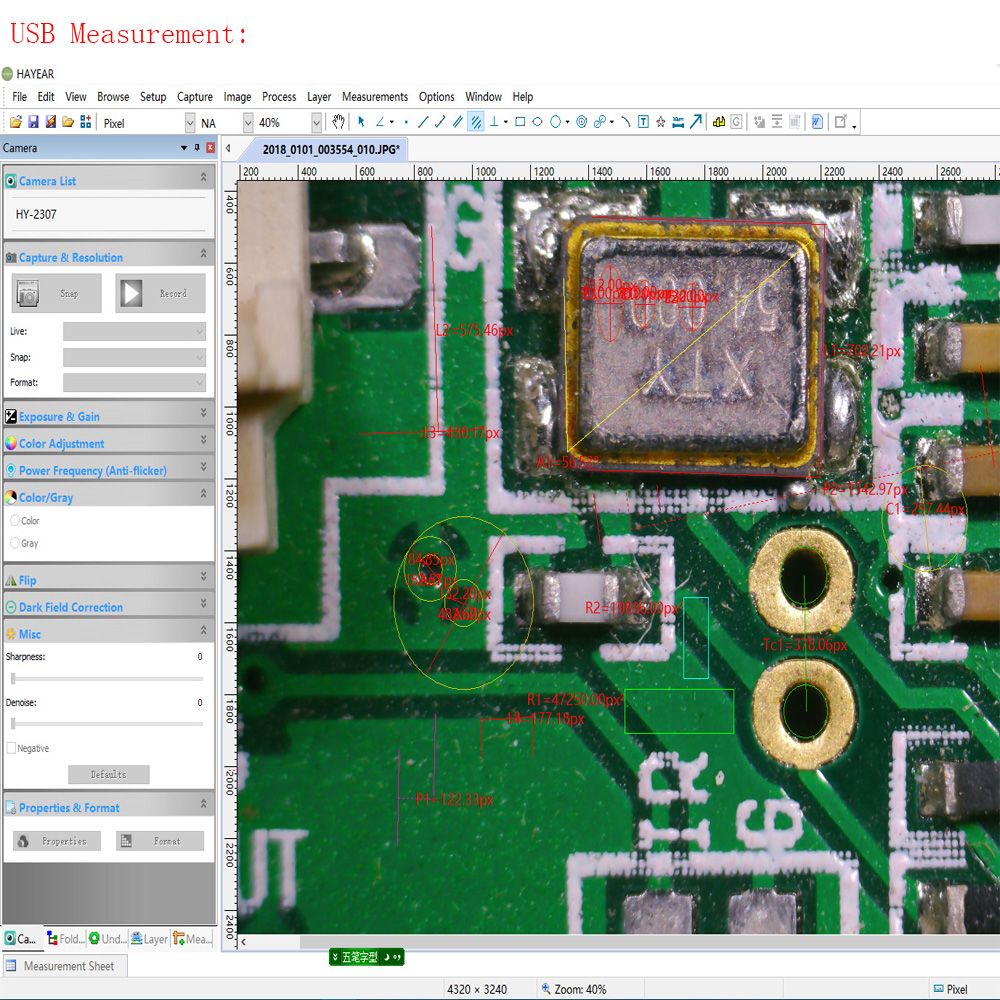 16MP-1080P-60FPS-HDMI-USB-Digital-Industrial-Video-Microscope-Camera-180X-C-MOUNT-Lens-8quot-LCD-Scr-1665906