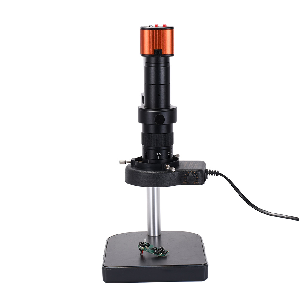 16MP-1080P-60FPS-HDMI-USB-Digital-Industrial-Video-Microscope-Camera-180X-C-MOUNT-Lens-8quot-LCD-Scr-1665906