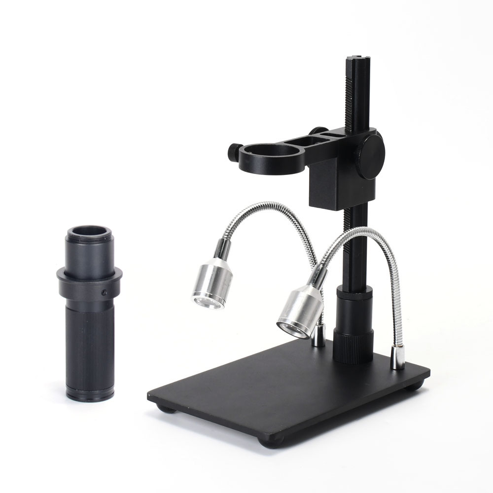 16MP-HD-Industrial-Digital-Electronic-Microscope-Camera-150x-C-Mount-Zoom-Lens-Camera-Stand-for-Sold-1588771