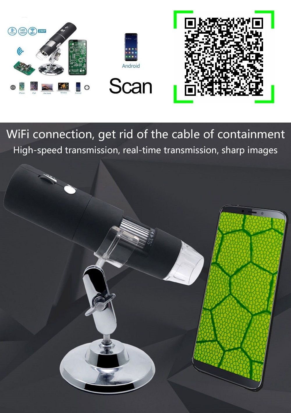 2MP-Full-HD-1080P-WIFI-Digital-1000x-Microscope-Magnifier-Camera-for-iPhone-ios-Android-iPad-Built-i-1375078