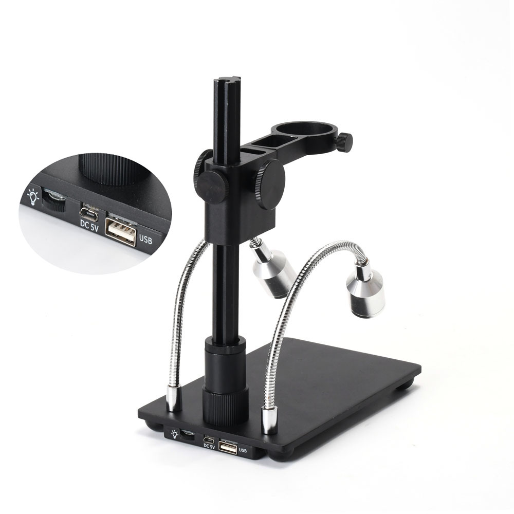 34MP-2K-Industrial-Microscope-Camera-HDMI-USB-Outputs-180X-C-mount-Lens-LED-Light-Small-Boom-for-PCB-1682424