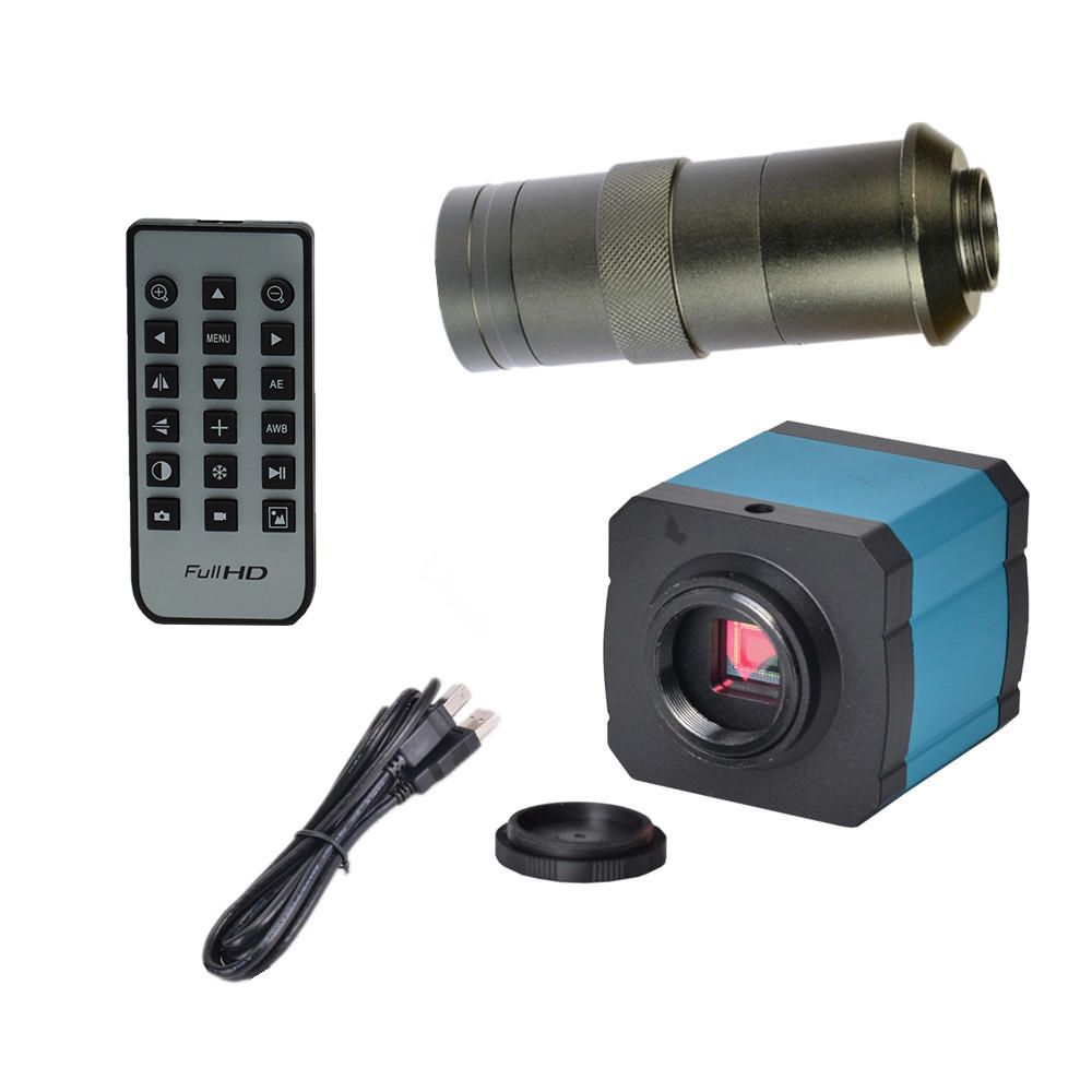 48MP-HDMI-Digital-Machine-Vision-Industrial-Microscope-Camera-CCD-130X-C-Mount-Zoom-Lens-56LED-Light-1760684