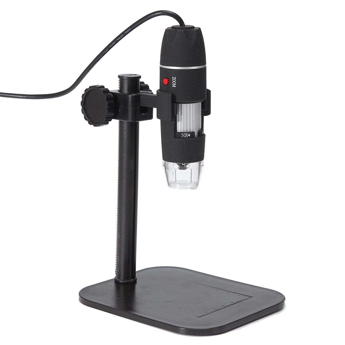 5MP-8-LED-USB-Digital-Camera-Microscope-Magnifier-Lift-Stand-1X-500X-5V-DC-Video-1154690