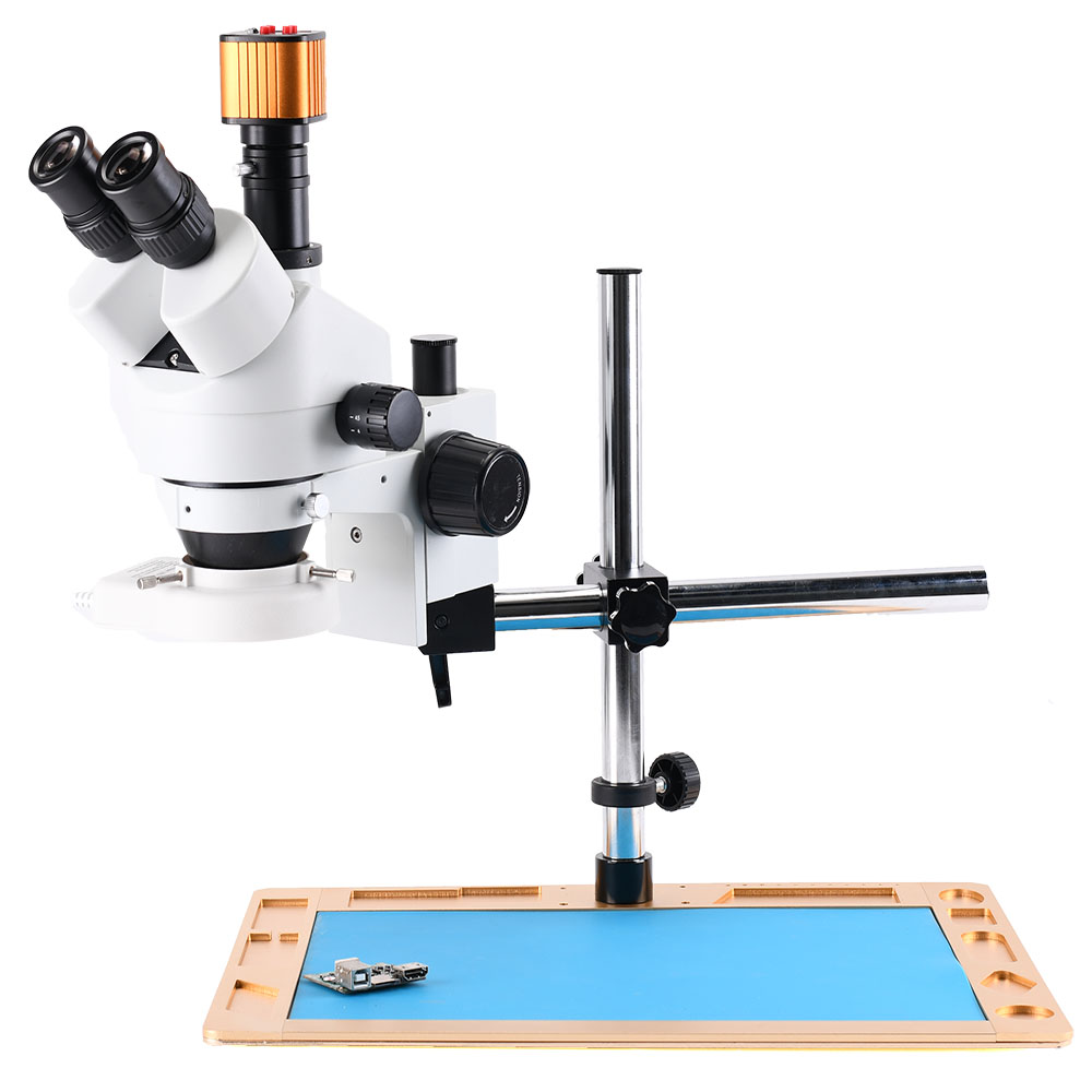 7X45X-Zoom-Magnification-Stereo-Microscope-16MP-Camera-Microscope-For-Industrial-PCB-Repair-Sturdy-A-1533614