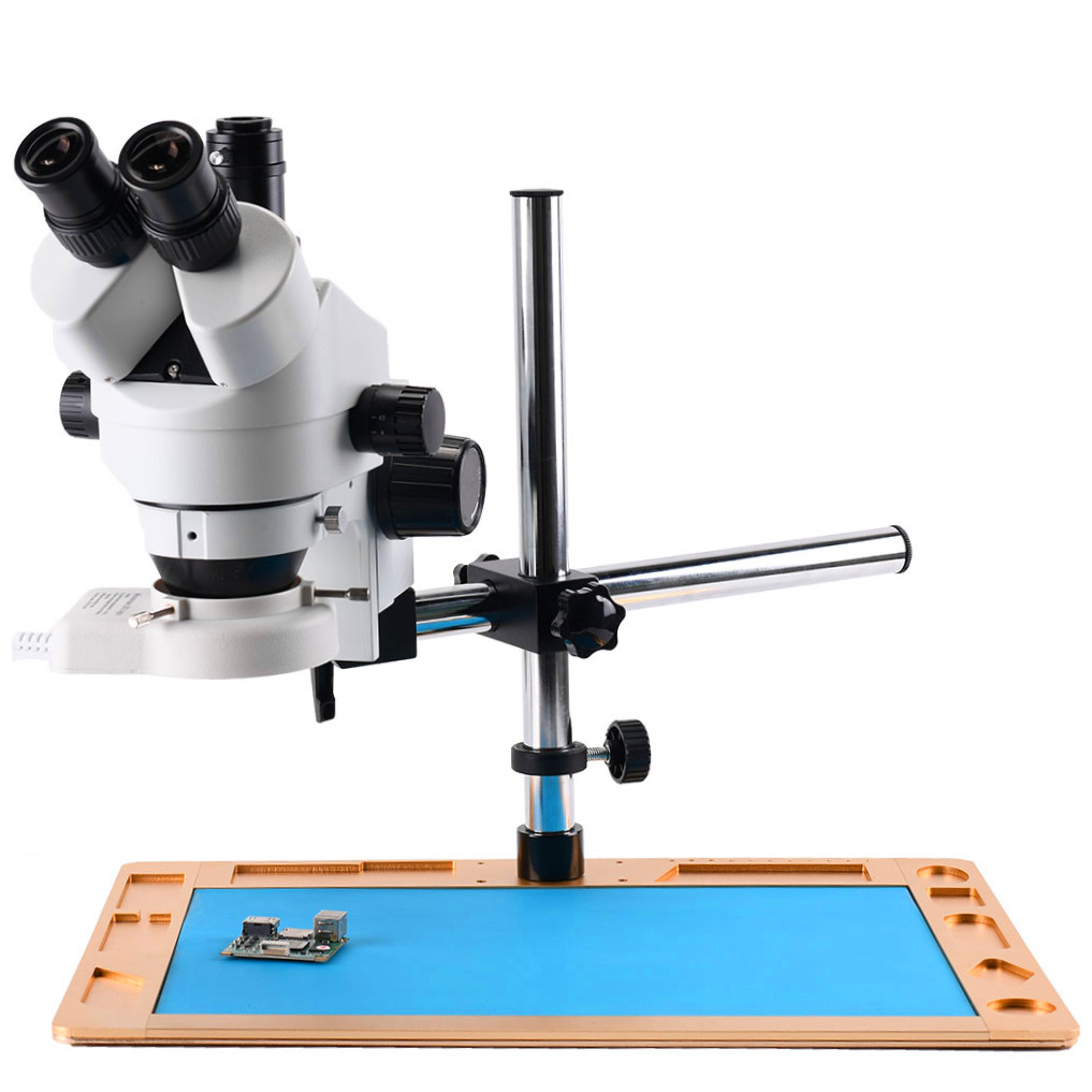 7X45X-Zoom-Magnification-Stereo-Microscope-16MP-Camera-Microscope-For-Industrial-PCB-Repair-Sturdy-A-1533614