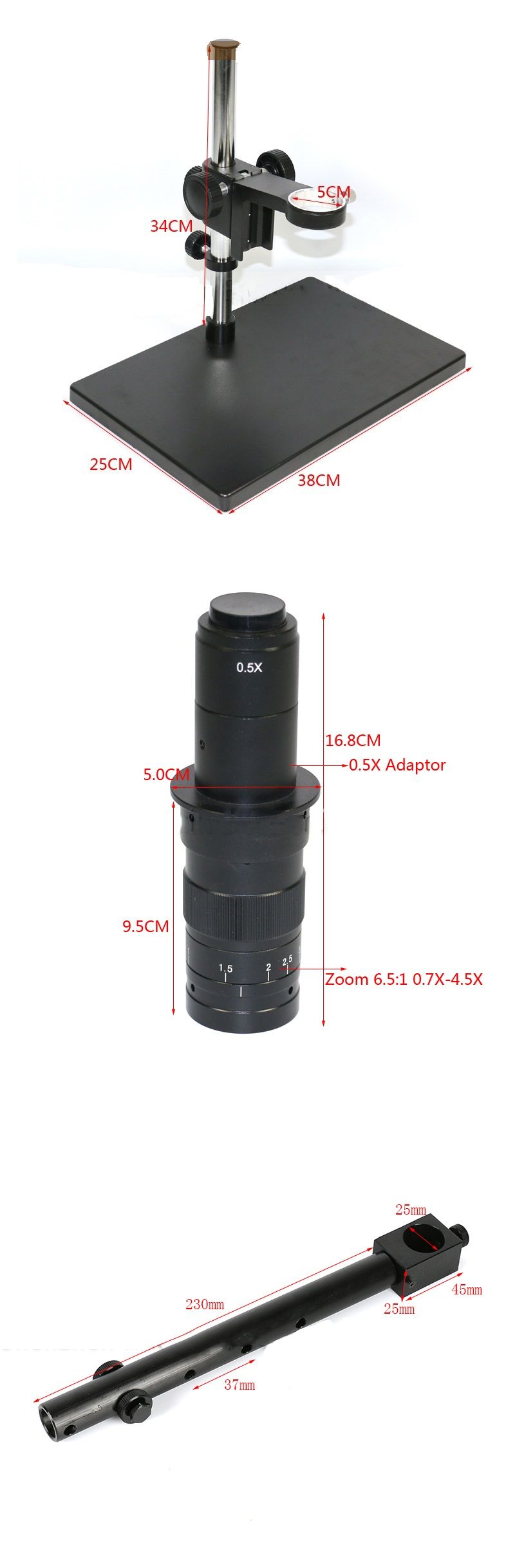 Autofocus-HDMI-TF-Video-Auto-Focus-Industry-Microscope-Camera--180X-C-Mount-LensStand144-LED-Ring-Li-1476002