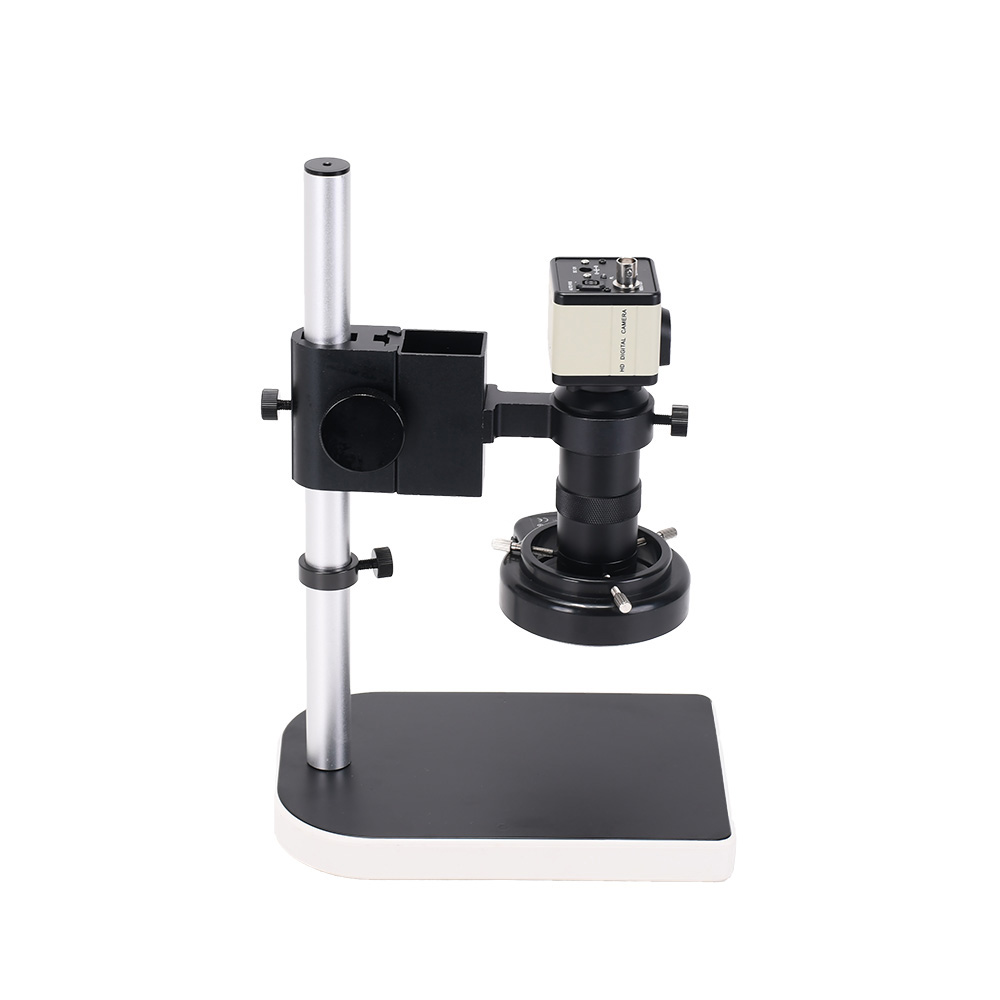 BNC-Microscope-Camera-700TVL-Industrial-Microscope-Camera130X-C-Mount-Lens-56-LED-Ring-Light-Lamp-fo-1762825