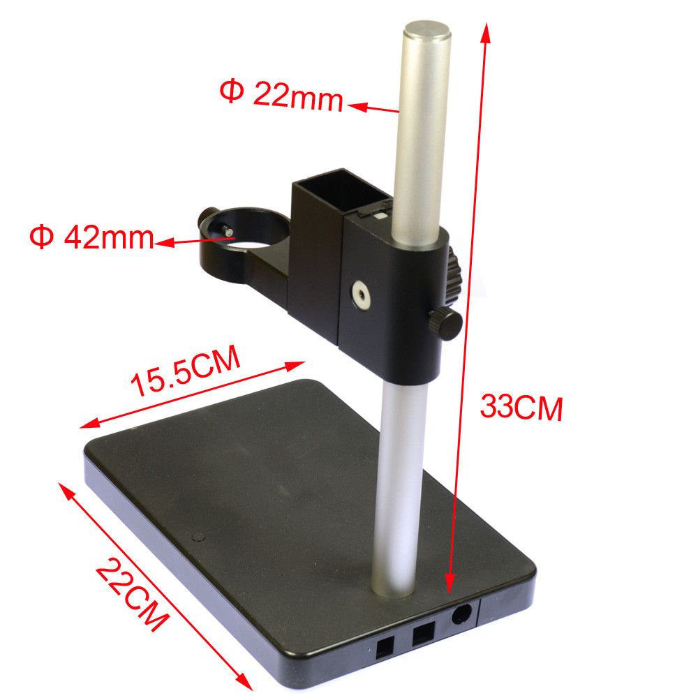 HAYEAR-14MP-USB-Digital-Industry-Microscope-Camera-100X-Zoon-C-mount-Lens-4GB-TF-Card--7quot-Inch-LC-1497285