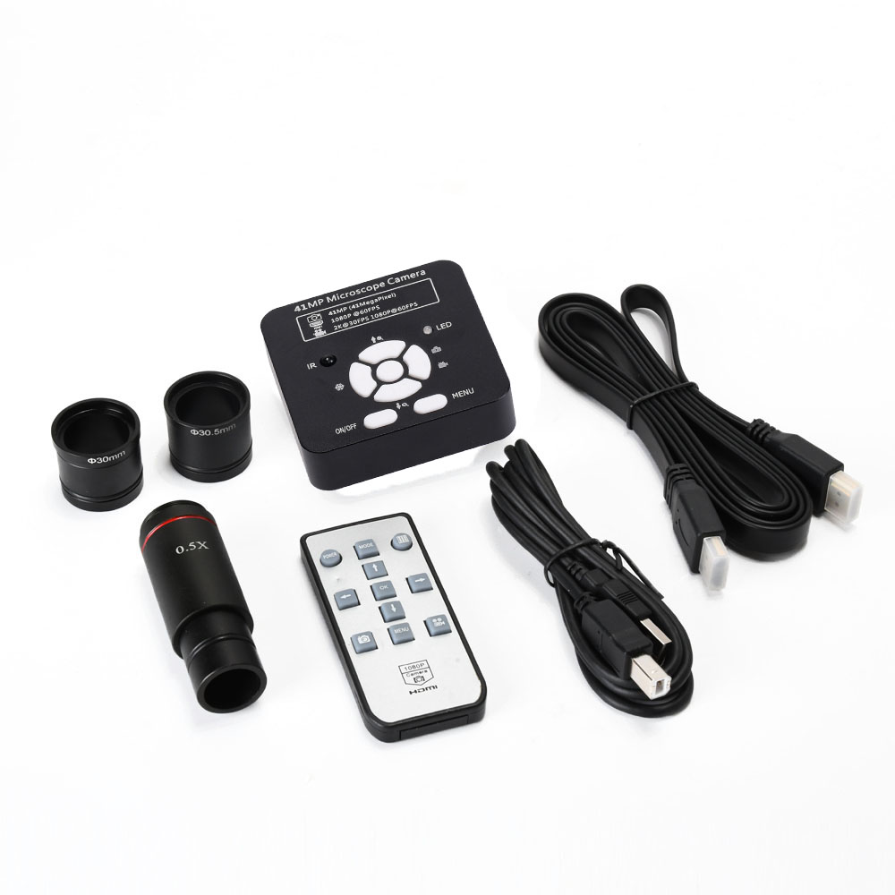 HAYEAR-2K-41MP-HD-1080P-60FPS-HDMI-USB-Industrial-Camera-TF-Card-Digital-Video-Microscope05X-Eyepiec-1605449