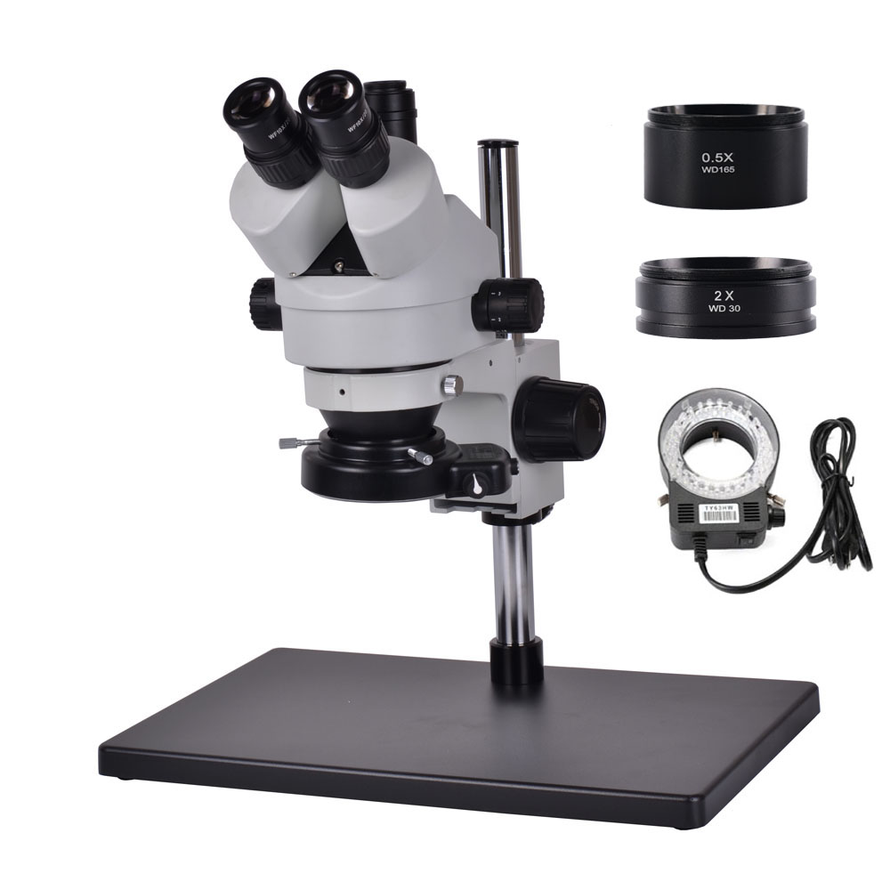 HAYEAR-35X90X-Zoom-Magnification-Stereo-Microscope-For-Industrial-PCB-Repair-Sturdy-All-metal-Pillar-1613054