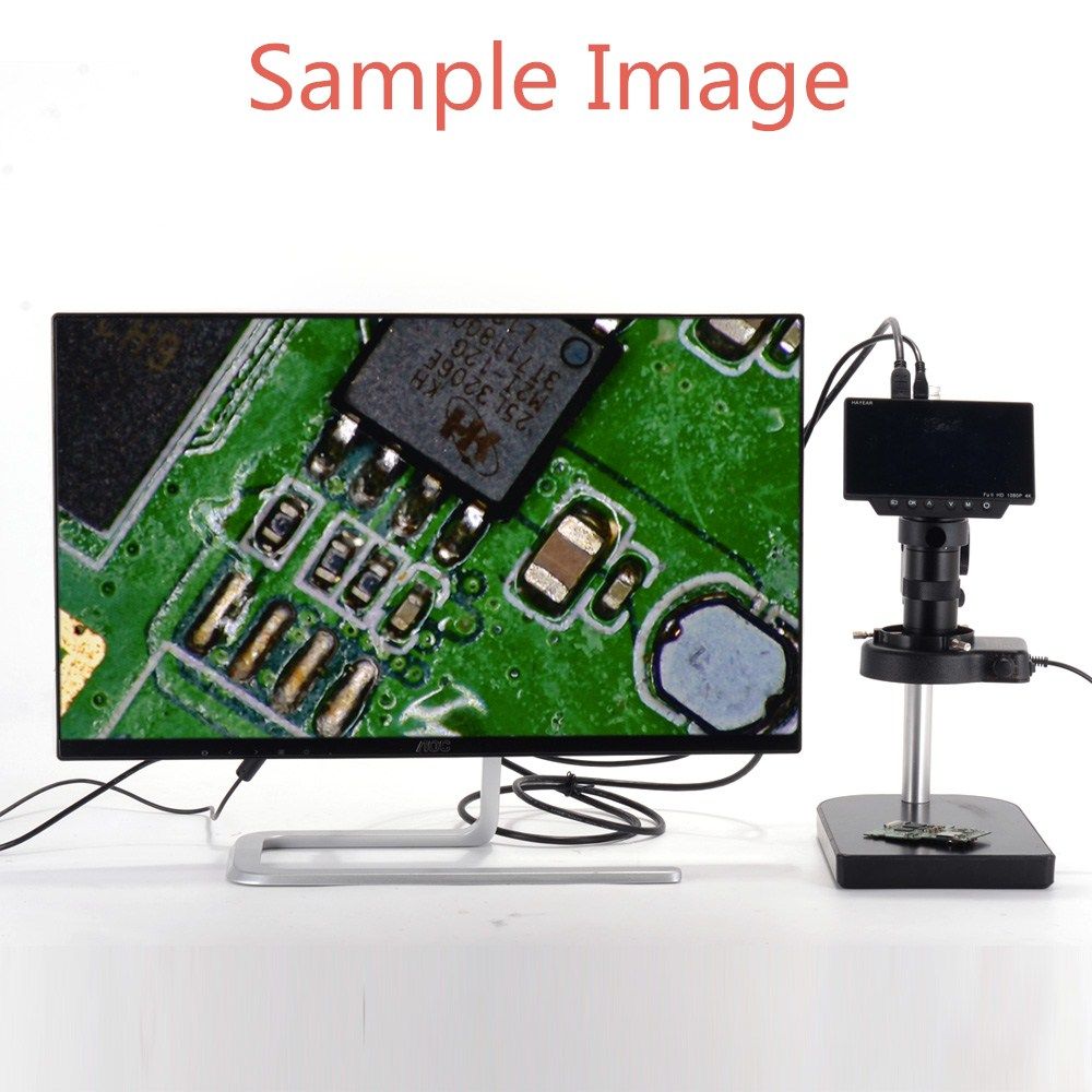 HAYEAR-5-Inch-Screen-16MP-1080P-60FPS-HDMI-USB-amp-WIFI-Digital-Industry-Microscope-Camera-Table-Sta-1495577