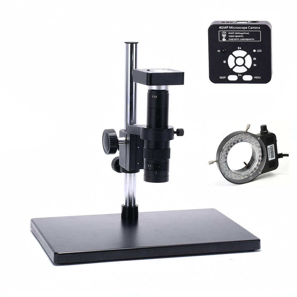 HAYEAR-Full-Set-41MP-2K-Industrial-Soldering-Microscope-Camera-USB-Outputs-180X-C-mount-Lens-56-LED-1646815