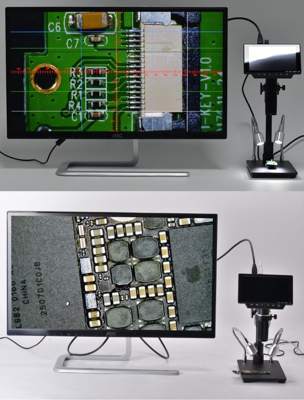 HAYEAR-HY-1070-5-Inch-Screen-16MP-4K-1080P-60FPS-USB-amp-WIFI-Digital-Industry-Microscope-Camera-1351201