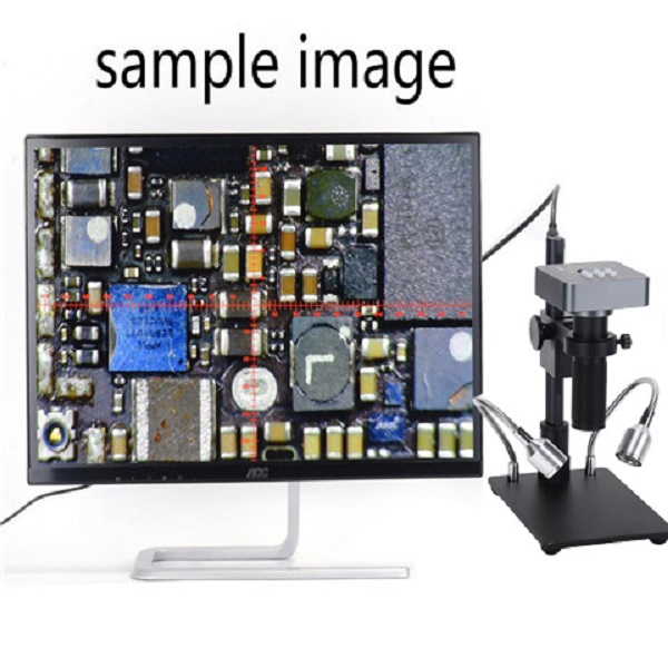 HDMI-USB1080P-48mp-Digital-Electronic-Video-Microscope-Camera-120X-C-mount-Lens-Phone-PCB-Soldering--1722762