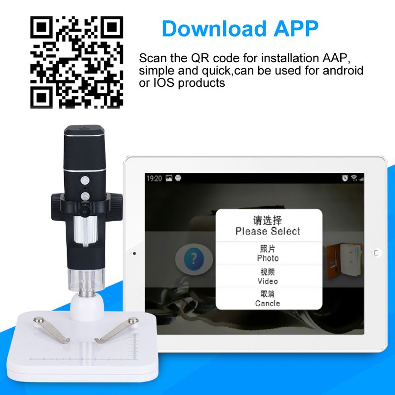 Portable-WiFi-500X-Video-Microscope-Digital-USB-Microscope-Magnifier-8LEDs--for-AndorindiOS-1203529