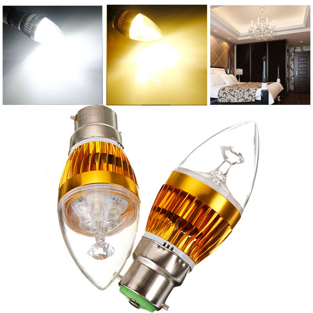 Dimmable-B22-3W-220V-White-Warm-White-LED-Candle-Bulb-Golden-Shell-Lamp-946270