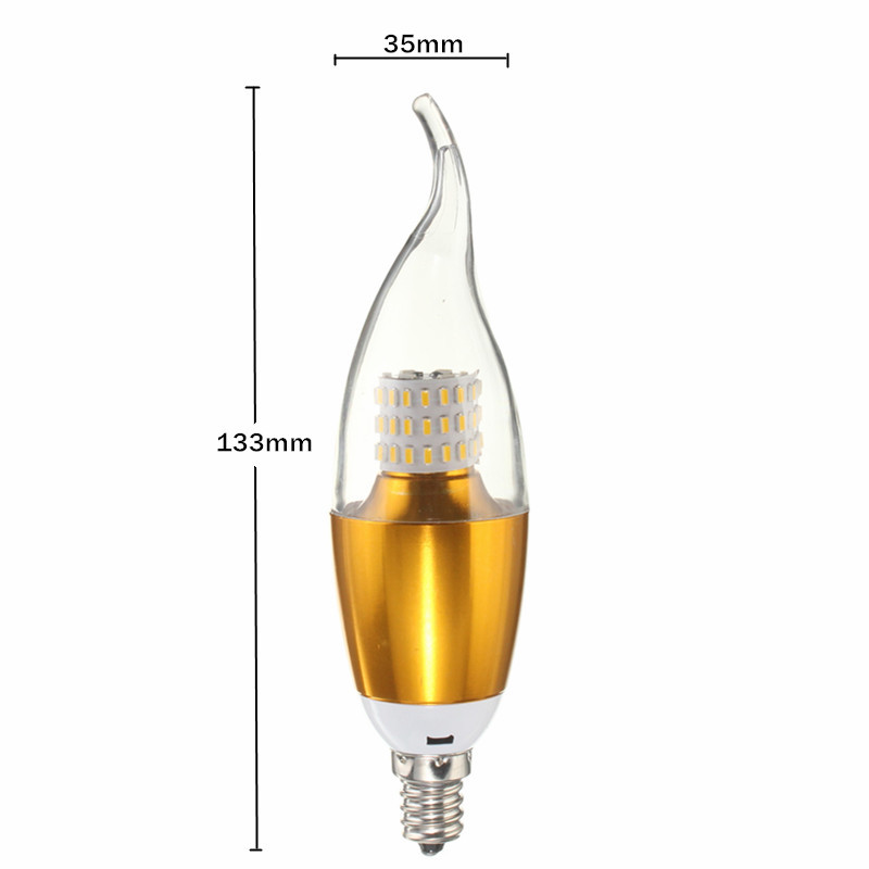 Dimmable-E27-E14-E12-60-SMD-3014-580LM-LED-Candle-Bulb-Golden-Glass-Warm-White-White-Lamp-AC-110V-1041641