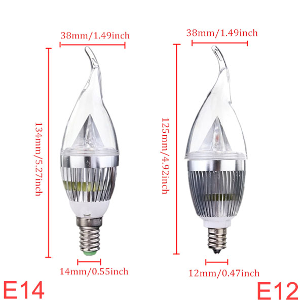 Dimmable-E27-E14-E12-B22-45W-220V-Silver-Cover-LED-Candle-Light-Bulb-960716