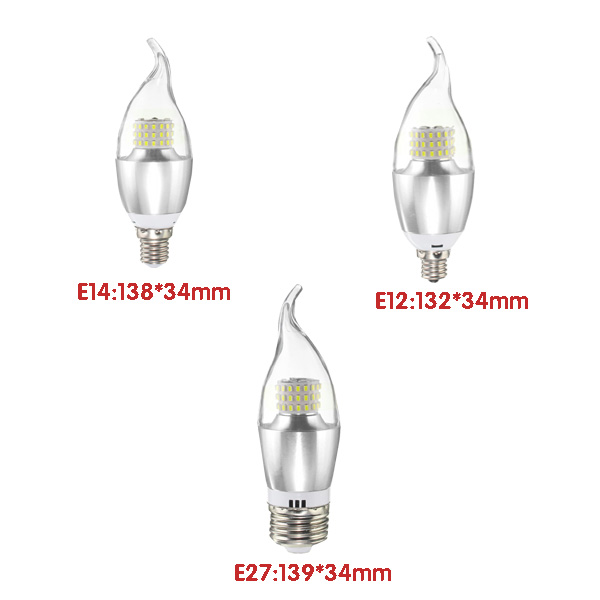 E14-E12-E27-7W-60-SMD-3014-LED-White-Warm-White-Glass-Candle-Lamp-Bulb-Non-Dimmable-AC-85-265V-1040427