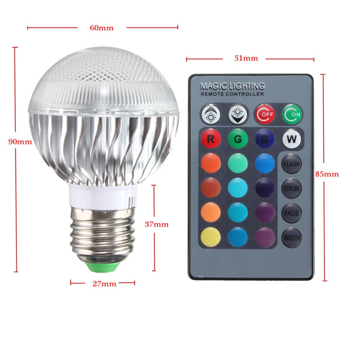 Kingso-Dimmable-E27-3W-RGB-LED-Light-Bulb-16-Colors-Changing-Lamp--IR-Remote-Control-AC85V265V-989800