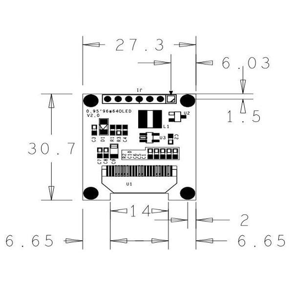 095-Inch-7pin-Full-Color-65K-Color-SSD1331-SPI-OLED-Display-1068167