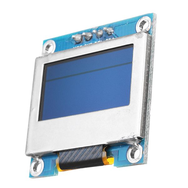 096-Inch-4Pin-Blue-Yellow-IIC-I2C-OLED-Display-With-Screen-Protection-Cover-Geekcreit-for-Arduino----1218855