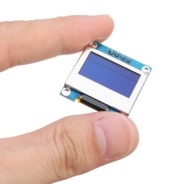 096-Inch-4Pin-Blue-Yellow-IIC-I2C-OLED-Display-With-Screen-Protection-Cover-Geekcreit-for-Arduino----1218855