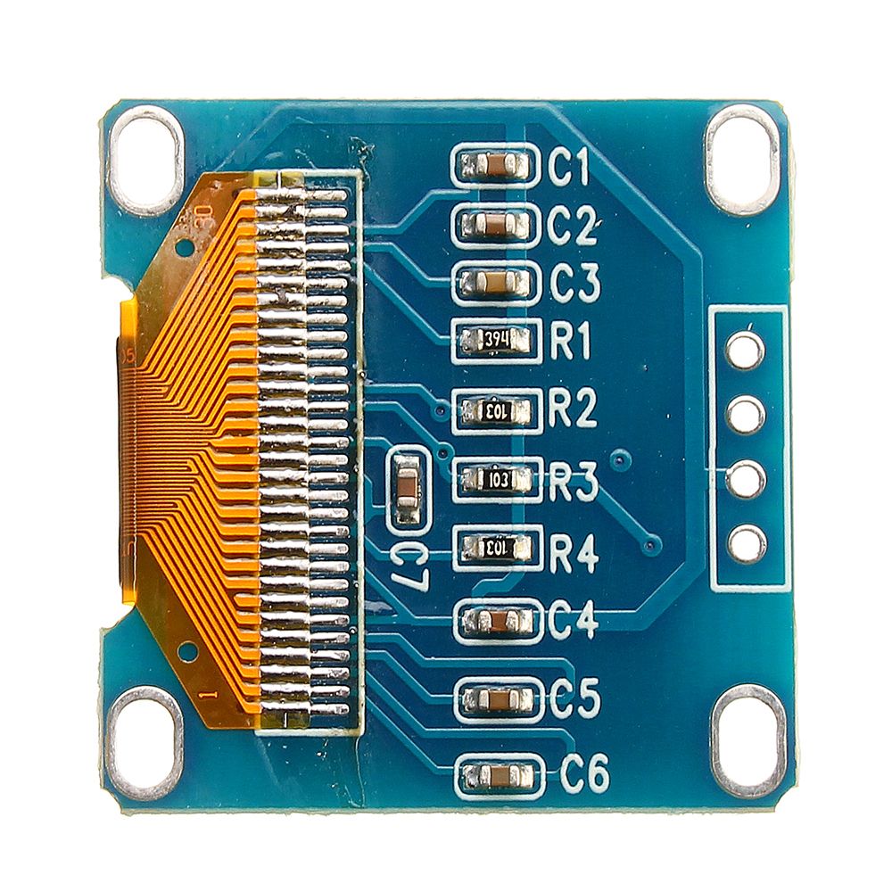 096-Inch-4Pin-IIC-I2C-SSD136-128x64-DC-3V-5V-Blue-OLED-Display-Module-969147