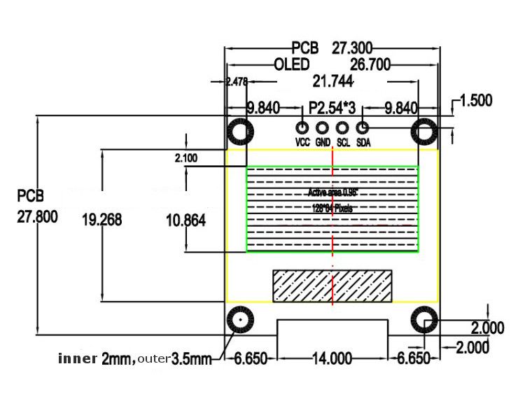 096-Inch-4Pin-White-LED-IIC-I2C-OLED-Display-With-Screen-Protection-Cover-Geekcreit-for-Arduino---pr-1218854