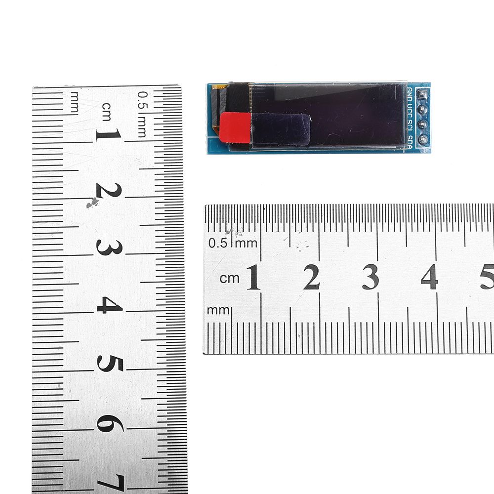 10pcs-091-Inch-128x32-IIC-I2C-White-OLED-Display-Module-SSD1306-Driver-IIC-DC-33V-5V-1607606