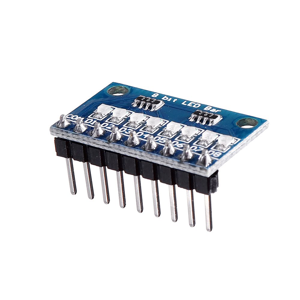 10pcs-33V-5V-8-Bit-Red-Common-Cathode-LED-Indicator-Display-Module-DIY-Kit-1641991