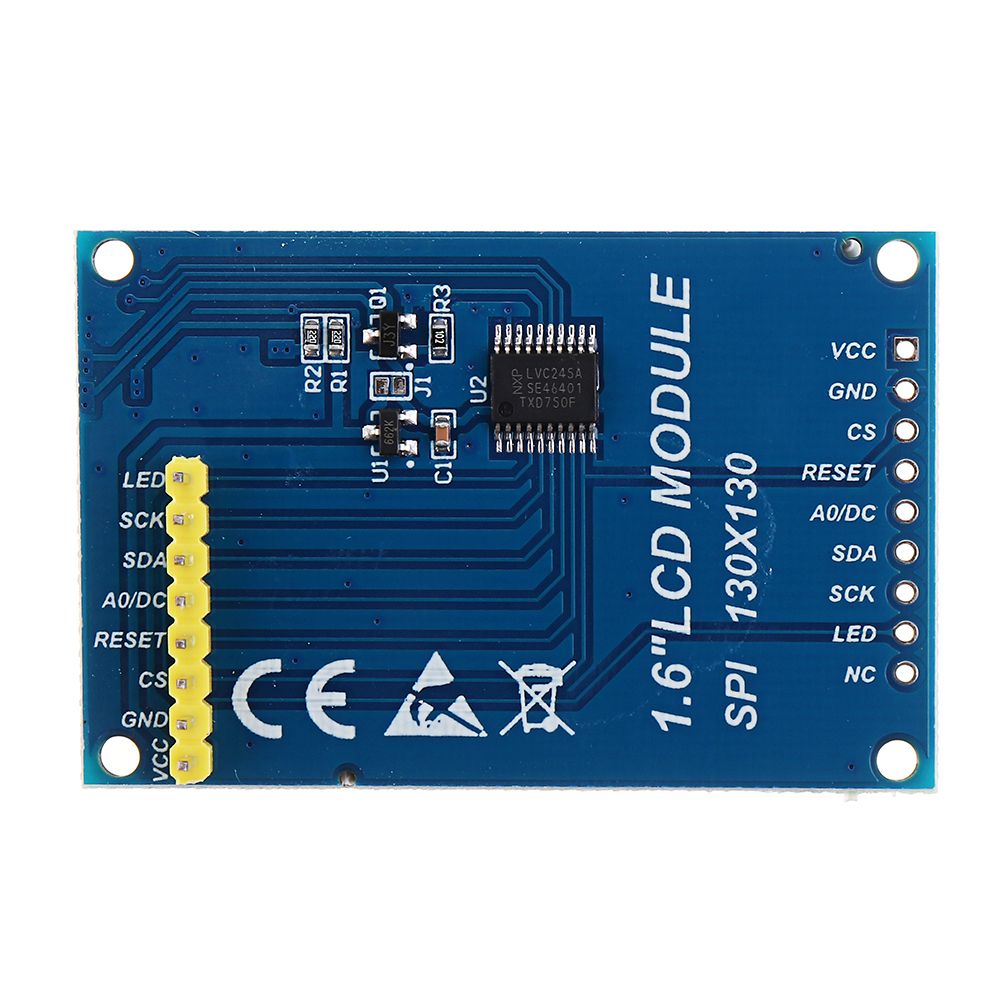 16-Inch-Transflective-TFT-LCD-Display-Module-130X130-Sunlight-Visible-SPI-Serial-Port-33V-5V-1488336