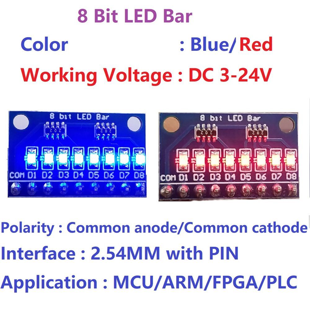 33V-5V-8-Bit-BlueRed-Common-AnodeCathode-LED-Indicator-Display-Module-DIY-Kit-1625314