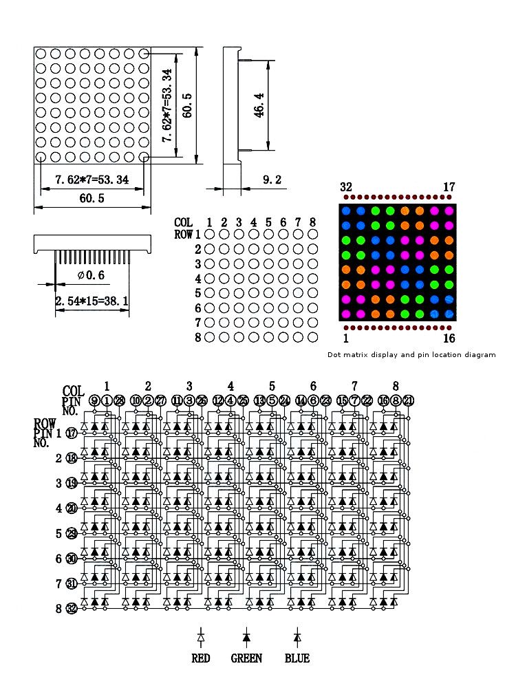3Pcs-Three-color-Common-Anode-RGB-LED-Dot-Matrix-Display-Module-Compatible-Colorduino-1190522