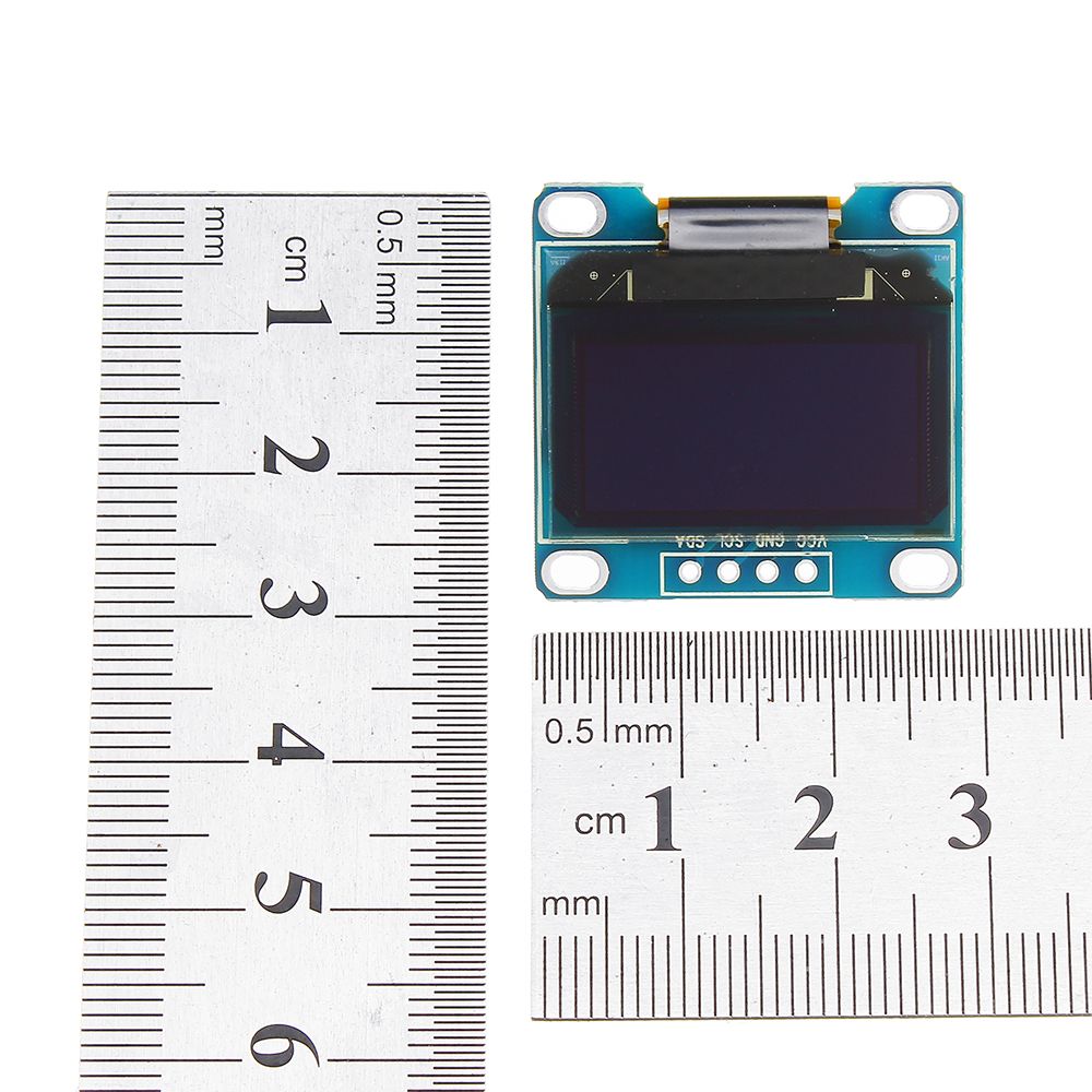 5Pcs-096-Inch-4Pin-White-IIC-I2C-OLED-Display-Module-12864-LED-971295