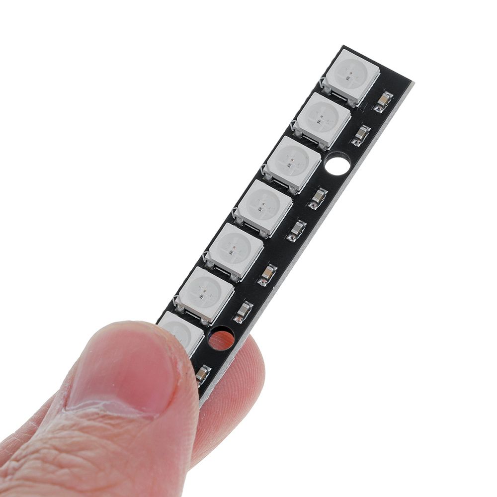 5Pcs-Straight-Board-8x-5050-RGB-Cool-White-LED-Display-With-Integrated-Drivers-Module-1227714