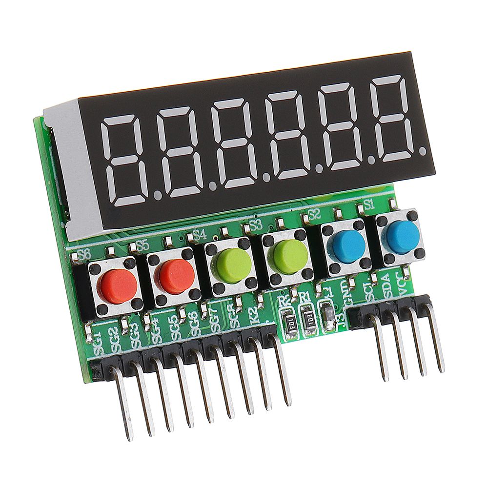 5pcs-TM1637-6-Bits-Tube-LED-Display-Key-Scan-Module-DC-33V-To-5V-Digital-IIC-Interface-Six-In-One-03-1380685