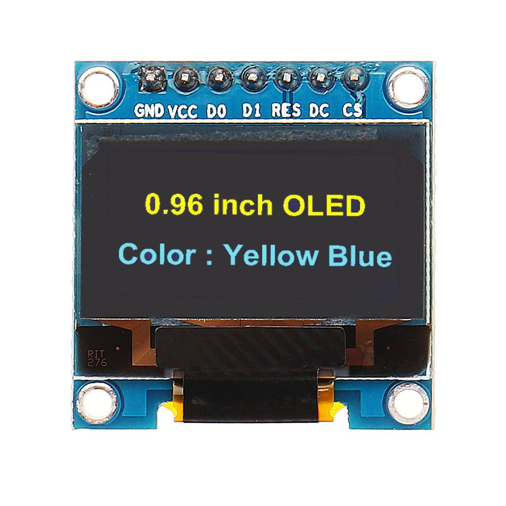 7Pin-096-Inch-OLED-Display-Yellow-Blue-12864-SSD1306-SPI-IIC-Serial-LCD-Screen-Module-Geekcreit-for--1364267