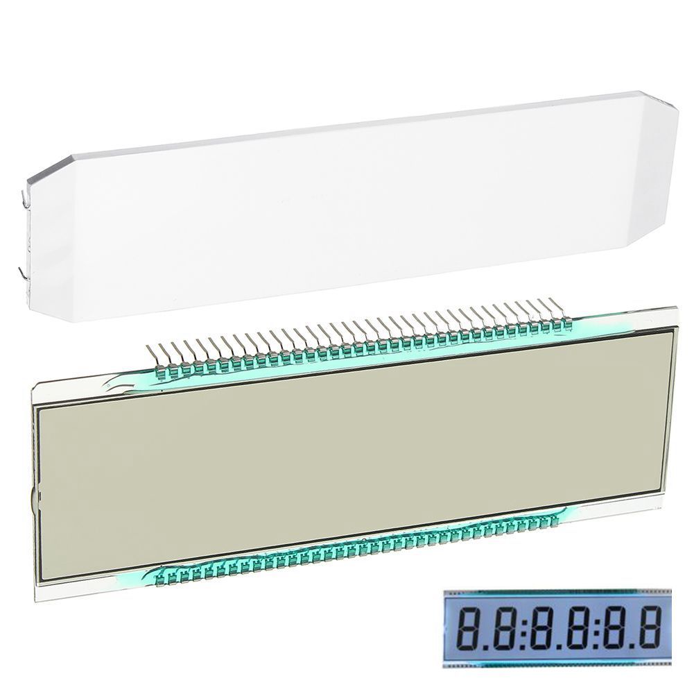 EDS139-5V-6-Digit-7-Segment-LCD-Display-Screen-Static-Driving-TN-Positive-Display-With-WhiteNon-Back-1387513