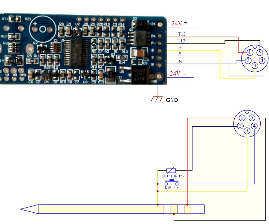 T12-Digital-Soldering-Station-OLED-Display-Control-Board-STC-Controller-Kit-1140746