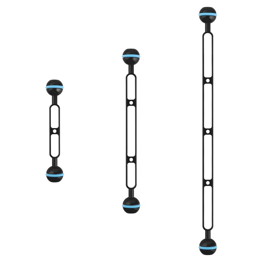 5812-inch-Double-Ball-Hollow-Diving-Flashlight-Extend-Bracket-Arm-Support-Underwater-1404381