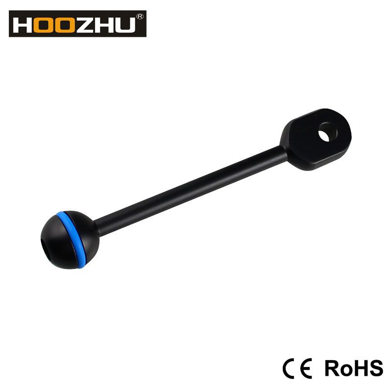 HOOZHU-C05-Phi254-5quot-Single-Ball-Head-Connecting-Bracket-Support-for-Diving-Light-Diving-Flashlig-1313951