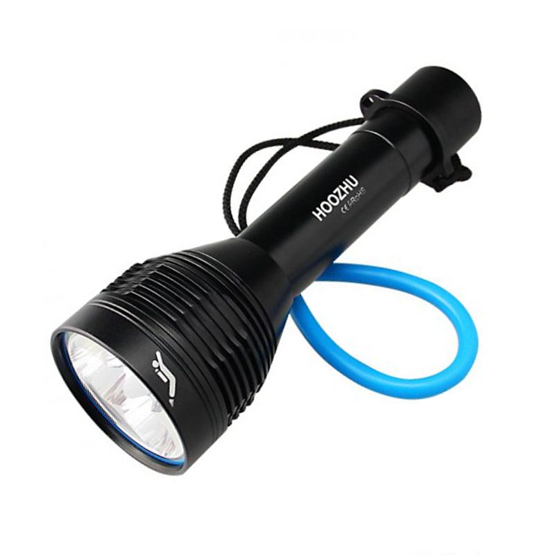 HOOZHU-D30-Underwater-100m--U4-3000LM-3Modes-Diving-Light-Dive-Flashlight-Suit-with-32650--Charger---1312732