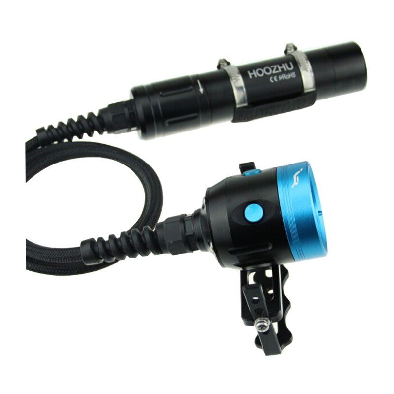 HOOZHU-HV33-Underwater-120m-10x-LEDs-4000LM-Dual-Swicth-2Group-Modes-UV-Diving-Light-Dive-Flashlight-1312684