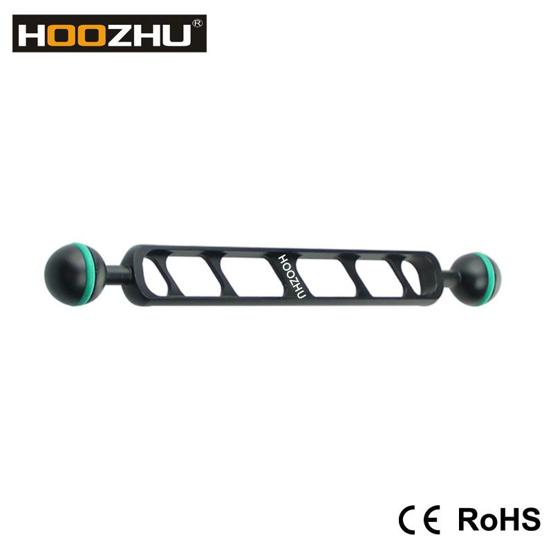 HOOZHU-S90-Phi245-9quot-Double-Ball-Head-Connecting-Bracket-Support-for-Diving-Flashlight-Arm-Light--1313944