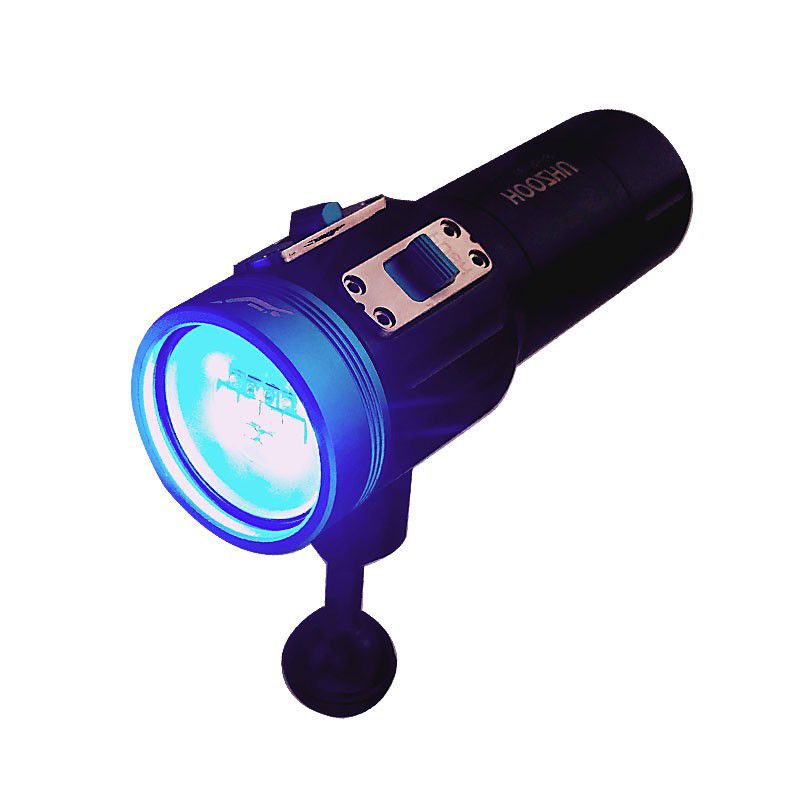 HOOZHU-V13-Underwater-100m-12x-LED-Bulbs-2600LM-Dual-Swicth-2-group-Modes-UV-Diving-Light-Dive-Flash-1312675