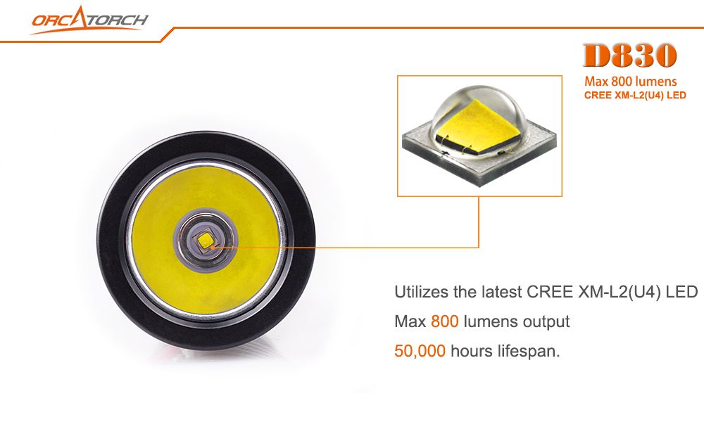 Underwater-150m-OrcaTorch-D830-2-U4-800LM-3Modes-Magnetic-sliding-Dual-Switch-Easy-Operation-Portabl-1303582