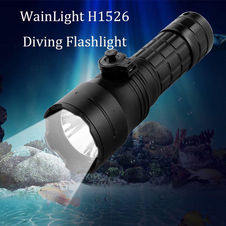 WainLight-H1526-XML2-600Lumens-Rechargeable-LED-Flashlight-Outdoor-Diving-Flashlight-Led-Torch-1548820