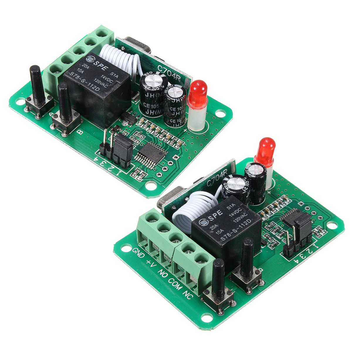 DC12V-1CH-315433MHz-Wireless-Time-Delay-Relay-RF-Remote-Control-Switch-Receiver-1150044